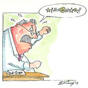 LePage Cursing Cartoon, by Ed King