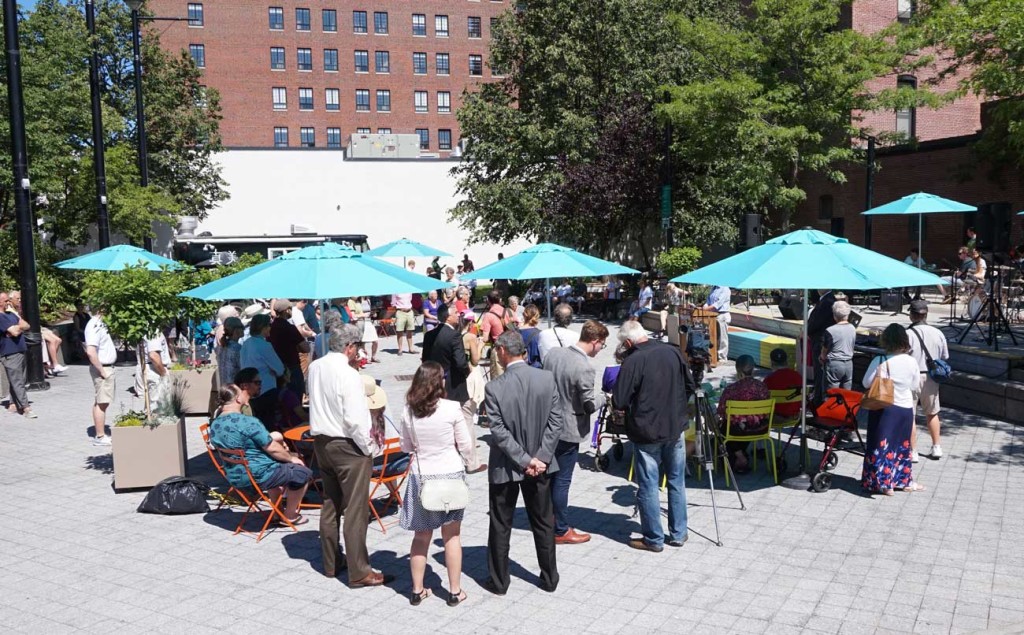 Congress Square Park Placemaking event. 6/24/15.