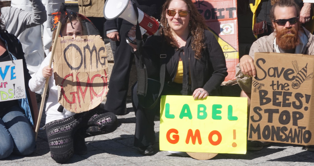 March Against Monsanto GMO Labeling sign