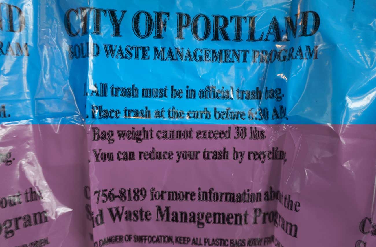 Blue Trash Bags Turn Purple and Cost More - The West End News