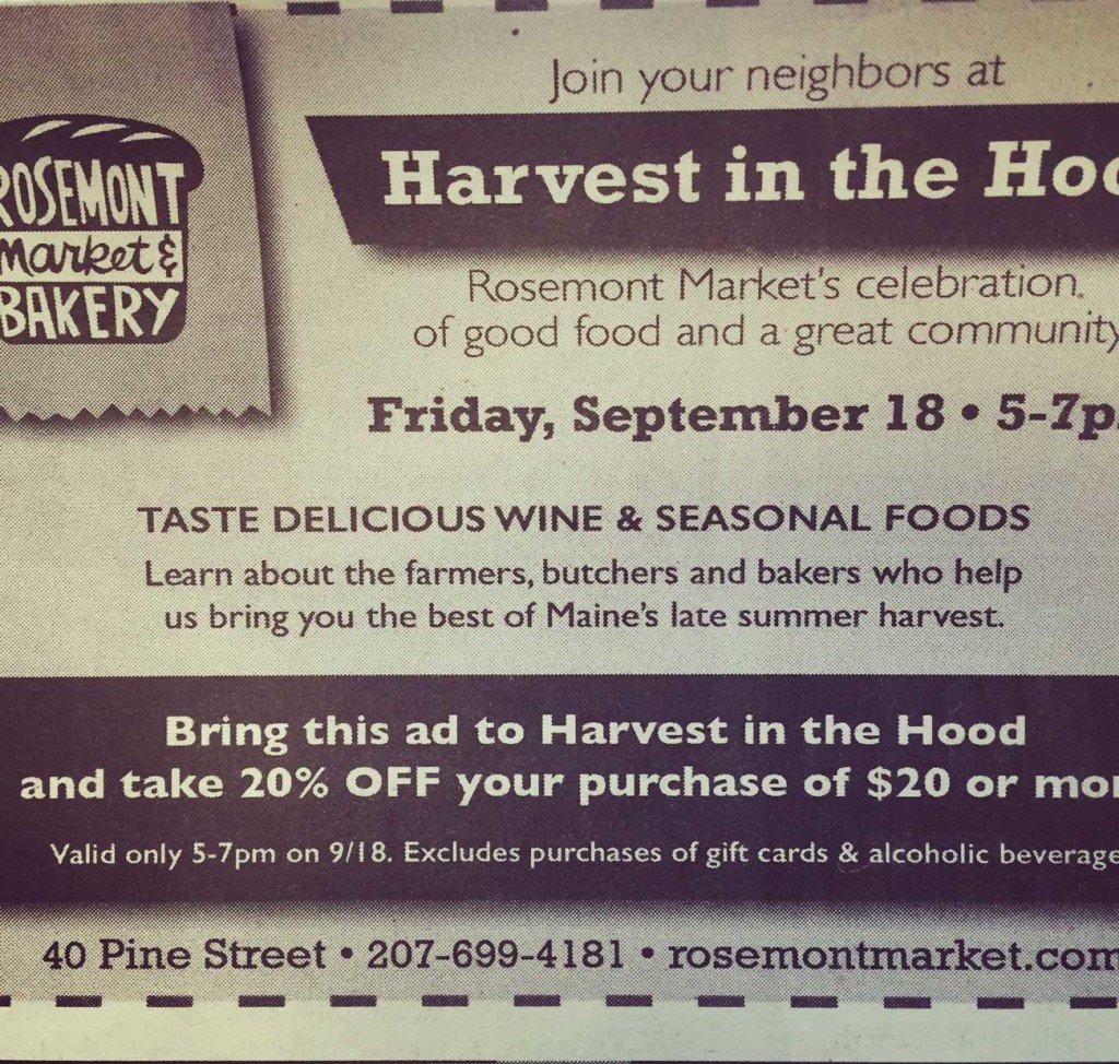 Harvest in the Hood Coupon