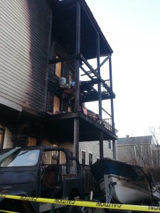 fire damage at 165 brackett