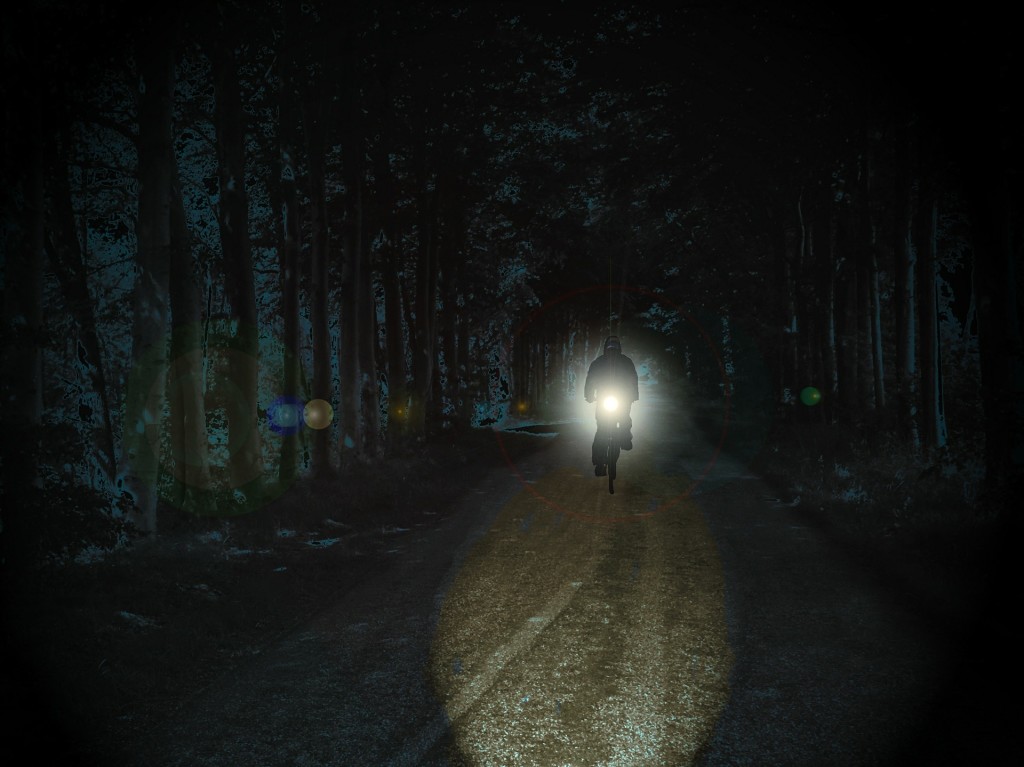 bicycle at night