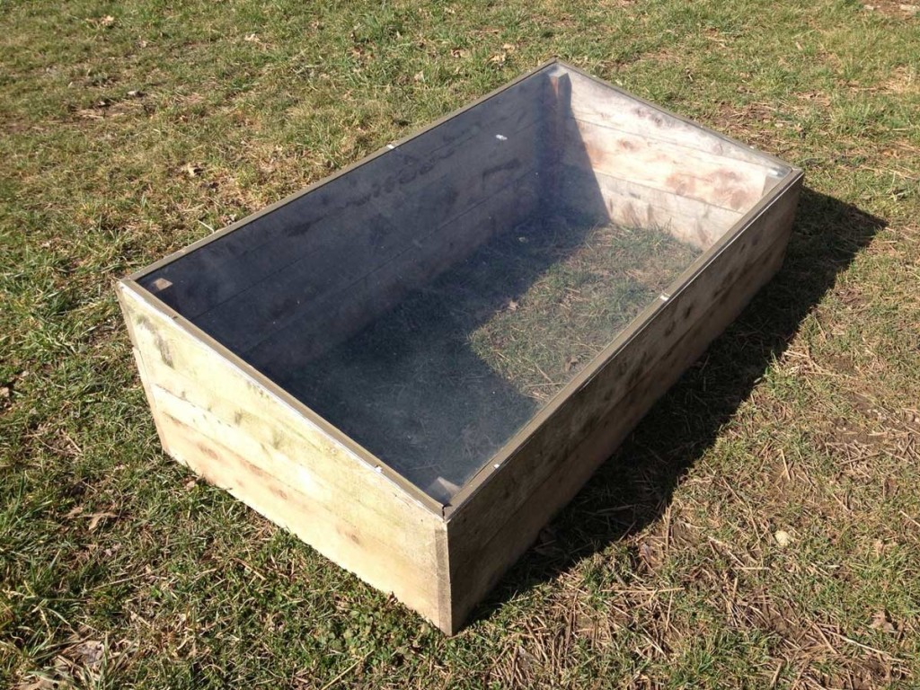West End News cold frame: Amos Farm Getting Started
