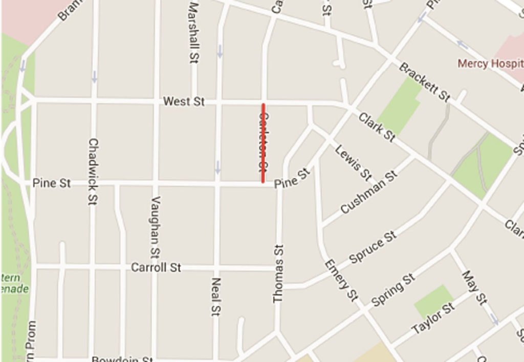 West End News: Carelton Street parking map