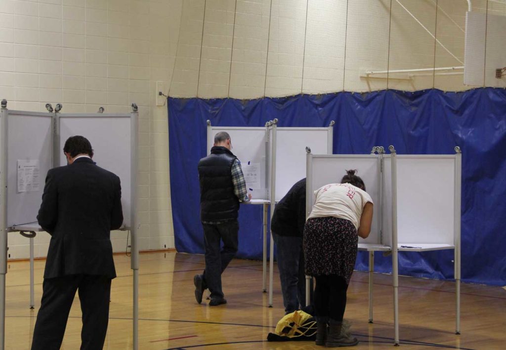 West End News: Election Day : Polling place voters