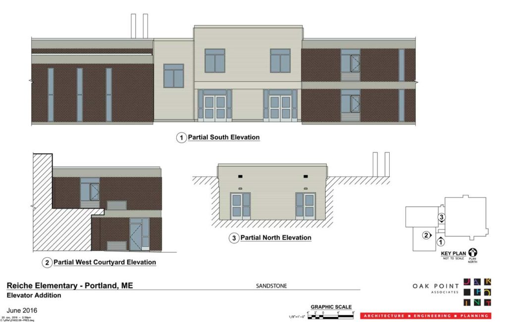 West End News - Reiche Entrance - Elevations for new entrance
