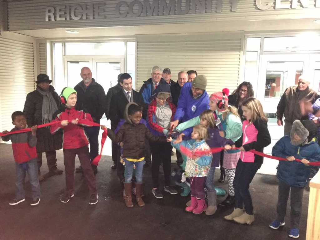 West End News - Reiche gets an elevator - ribbon cutting