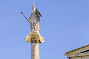 West End News - Wisdom - Statue of Minerva in Athens, Greece