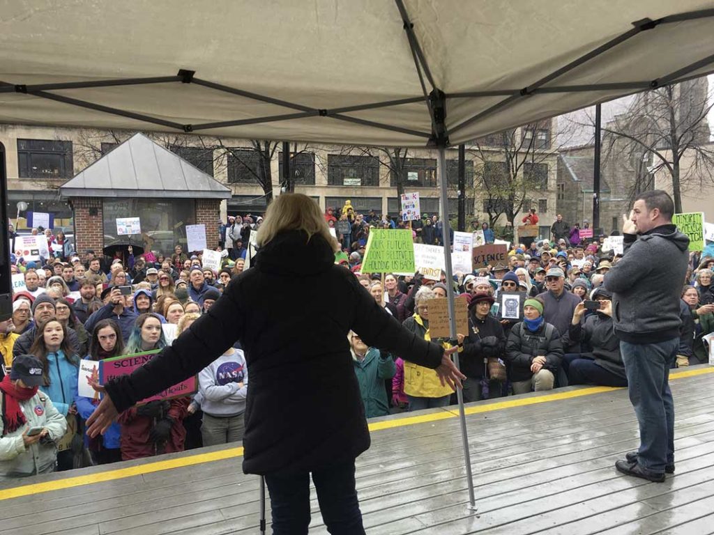 West End News - Pesticide Ordinance - Chellie Pingree at Science March