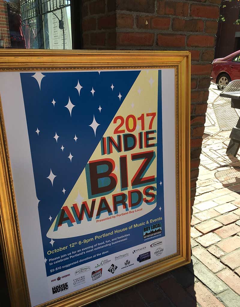 West End News - Indie Biz Award Winners - Sign outside Portland House of Music