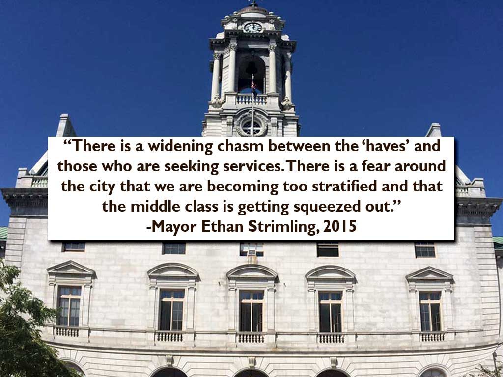 West End News - Leadership - City Hall & Mayor Strimling quote