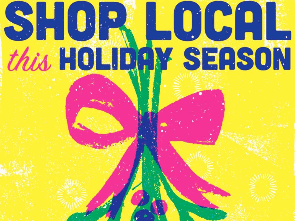 West End News - Shop Local this Holiday Season poster