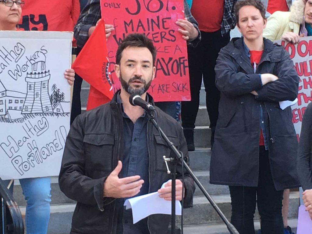 West End News - Patrick Roche - Paid sick time rally remarks