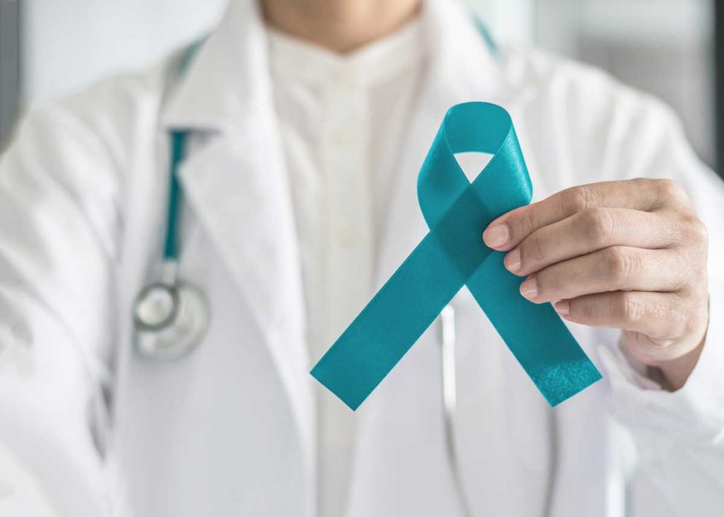 West End News - HPV Vaccine prevents cancer - Teal awareness ribbon