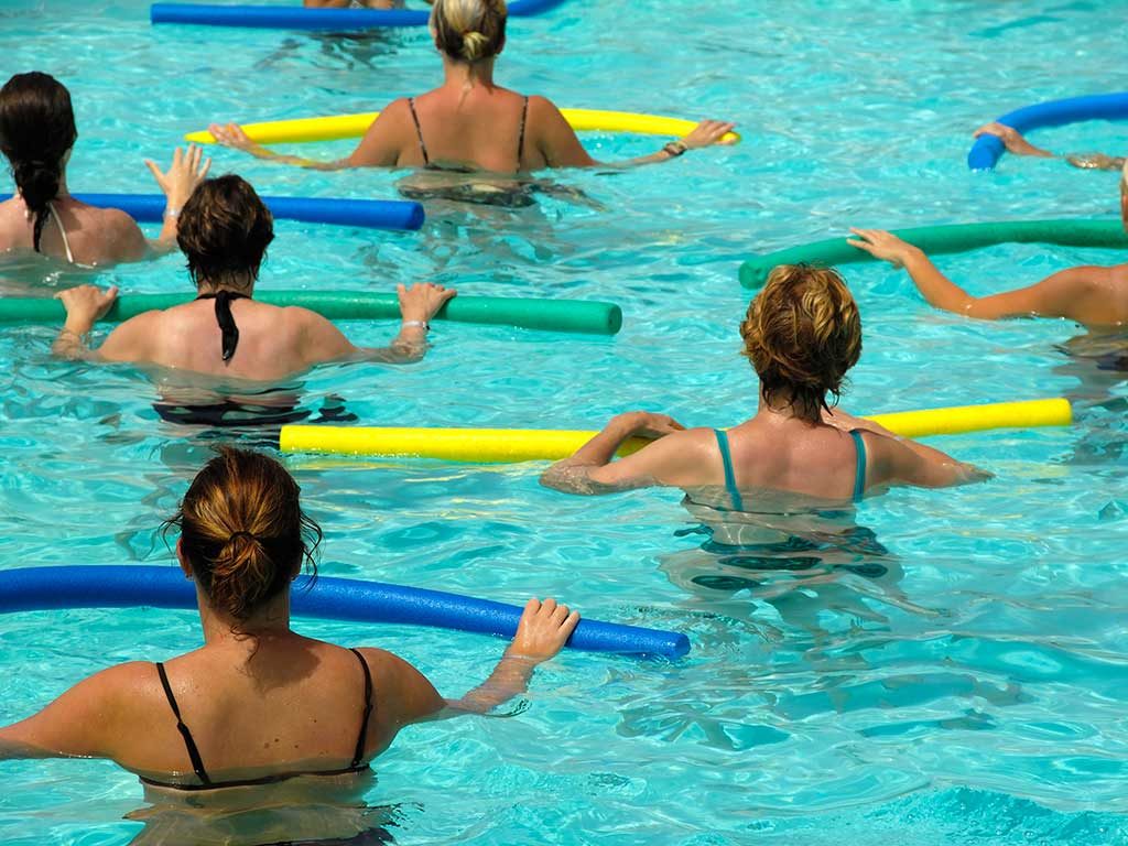 West End News - Exercise - Swimming - Water aerobics