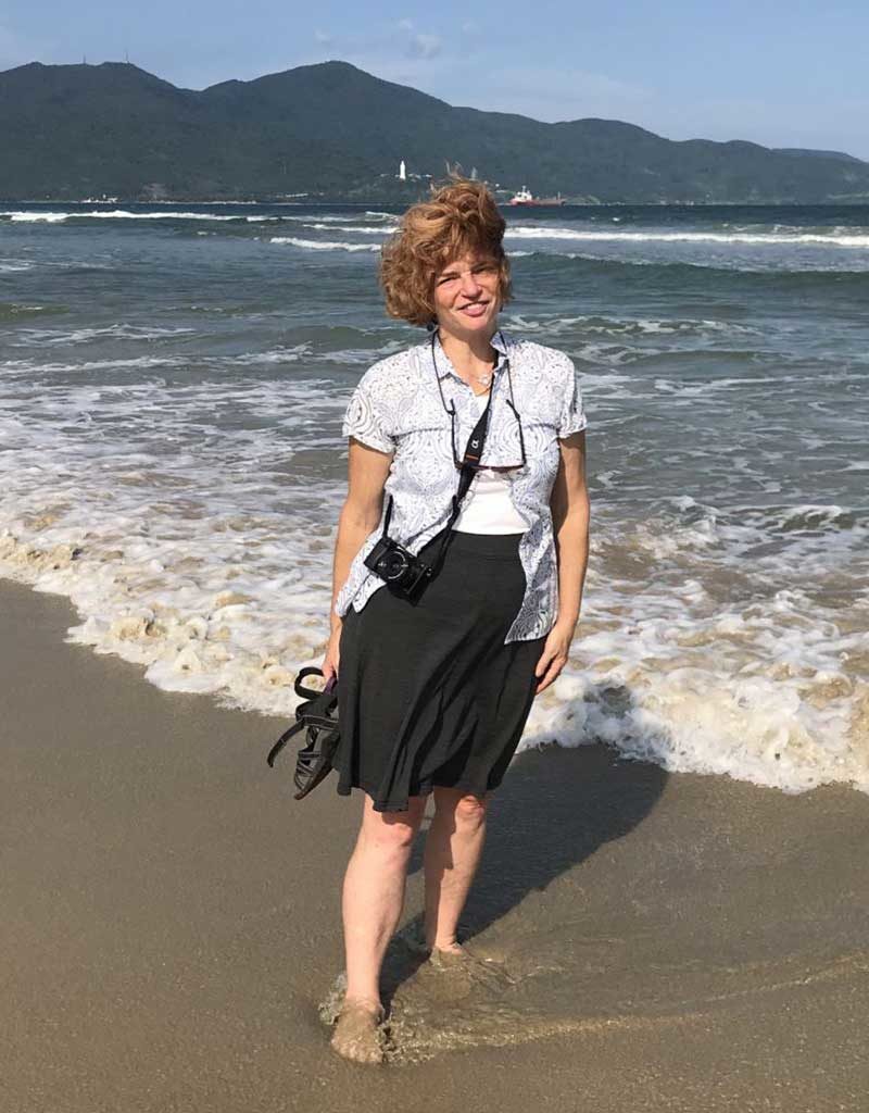 West End News - Nancy Dorrans on China Beach