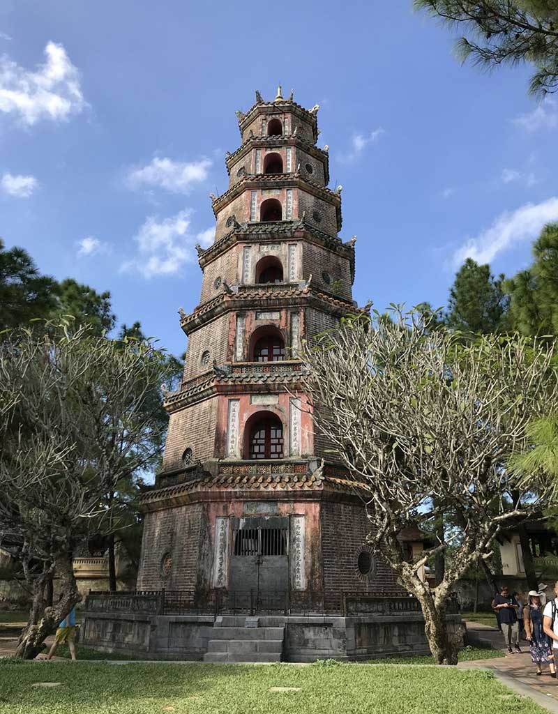 West End News - Thien Mu (Celestial Lady) pagoda in Hue, Vietnam - By Nancy Dorrans