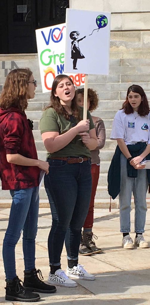 West End News - Youth rally at City Hall on Super Tuesday 2020 to urge climate voters - By Tony Zeli