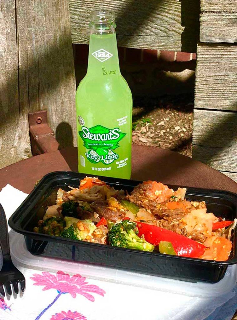 West End News - Mi Sen - Drunkin Noodle with beef and key lime soda
