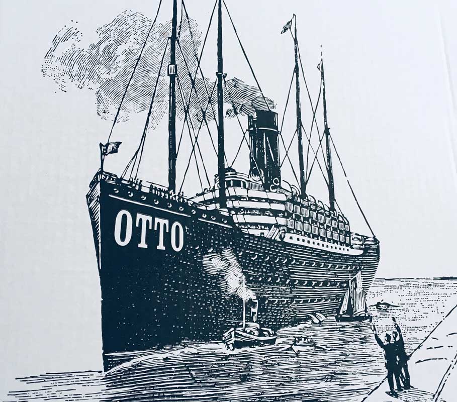 West End News - Dining Out - Otto Pizza box with Titanic-esque design