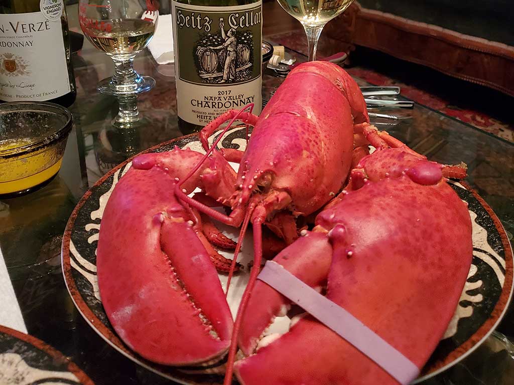 WEN - Lobster Love - Birthday Lobster and chardonnay