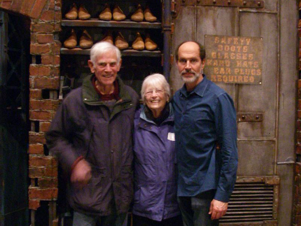 NYC Adventure with Nancy Dorrans' parents backstage with Marcus at Kinky Boots