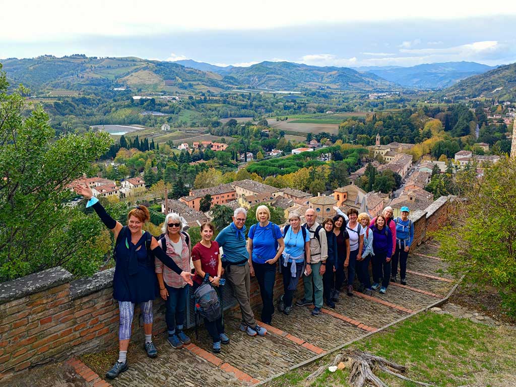 Brisighella Castle hike in the culinary heart of Italy, Emilia-Romagna region