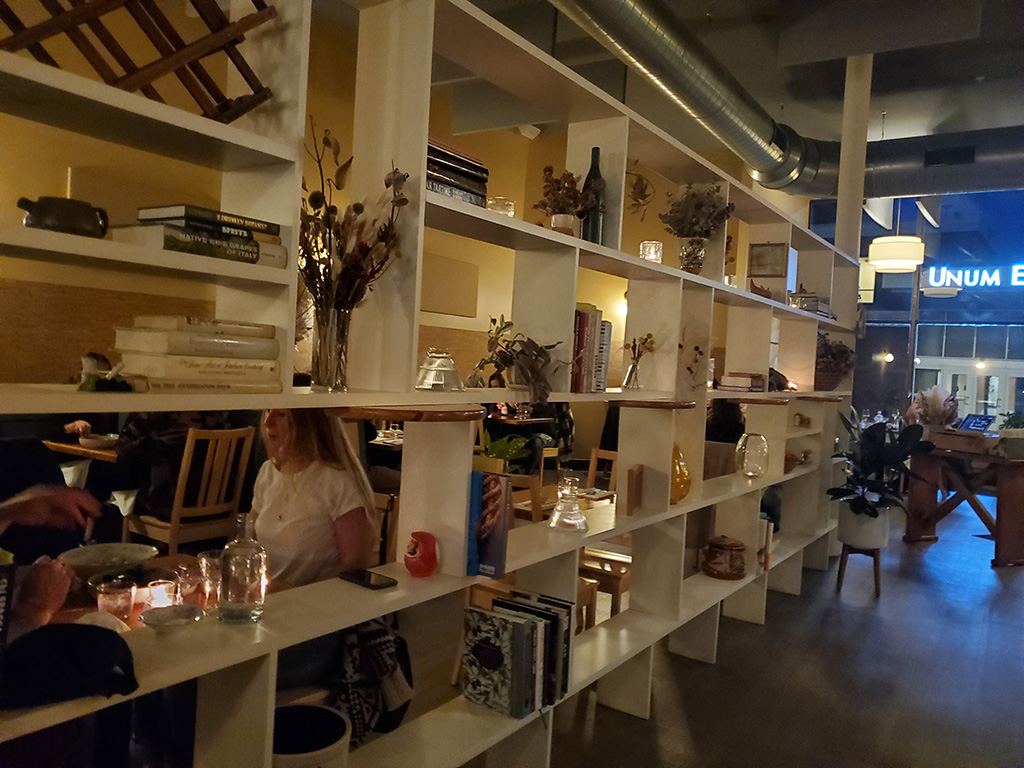 Leeward Italian restaurant interior