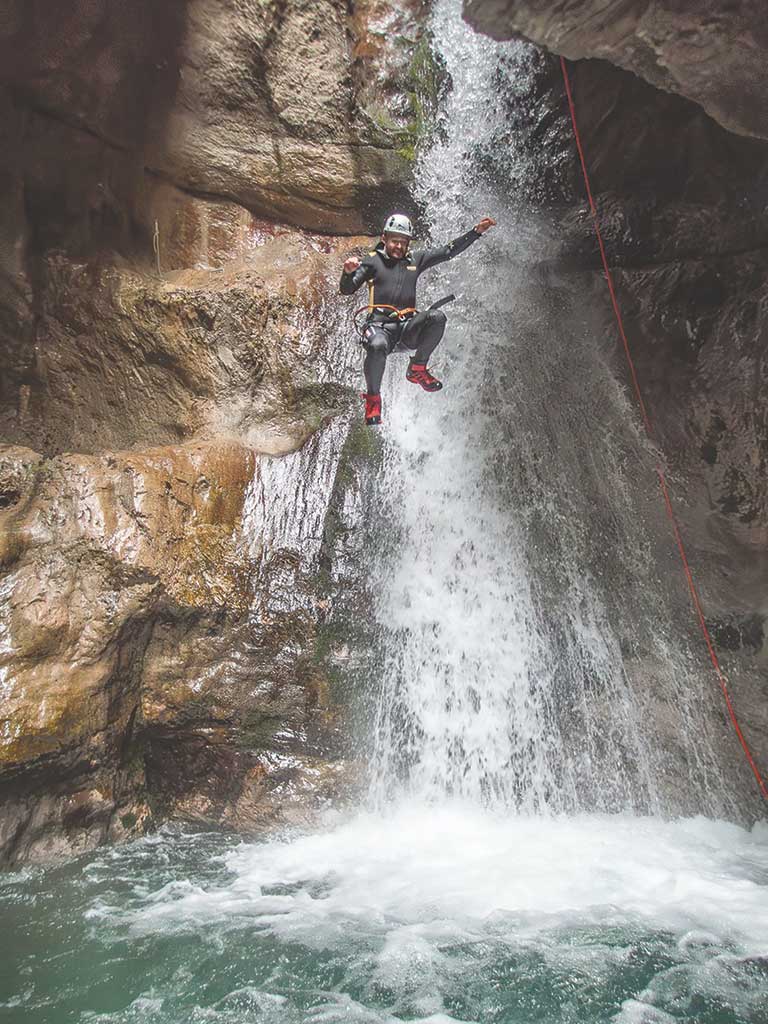 West End News - Canyoning / cave diving in Austria - Courtesy of Nancy Dorrans, Adventure Marketplace