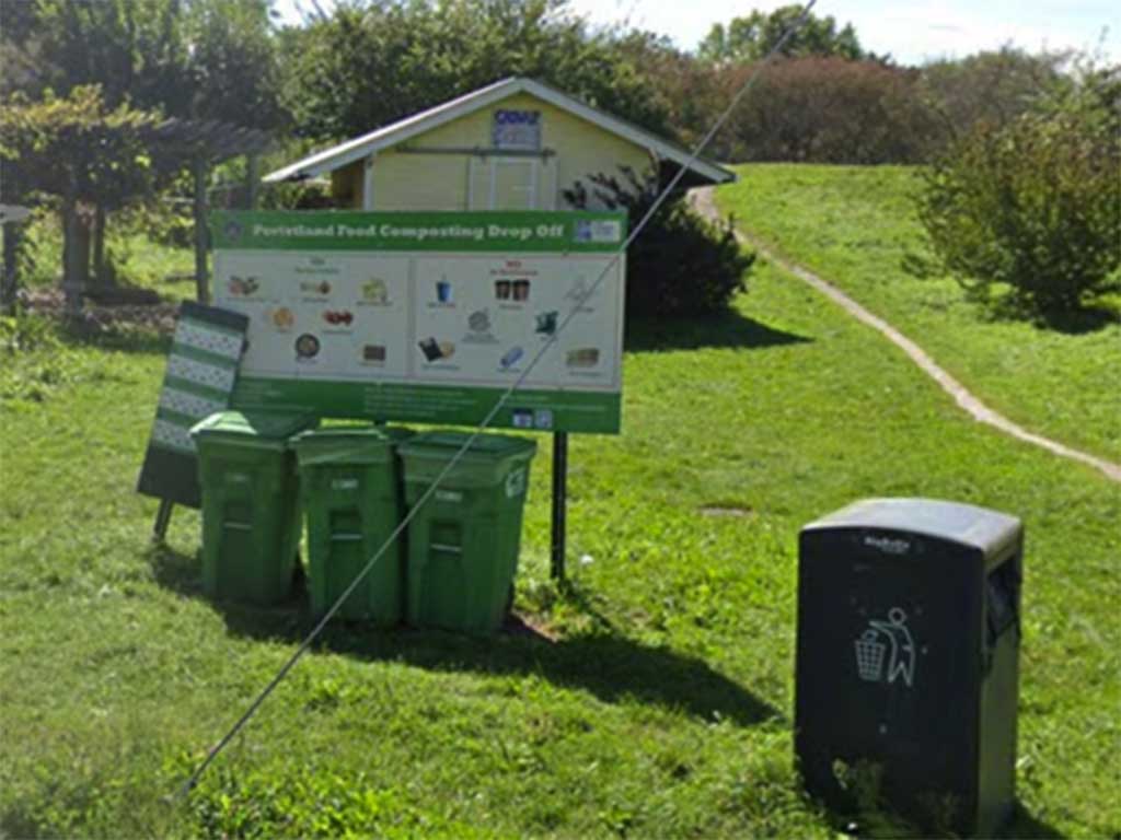 Bright Ideas - The drop-off site at the Boyd Street Community Garden