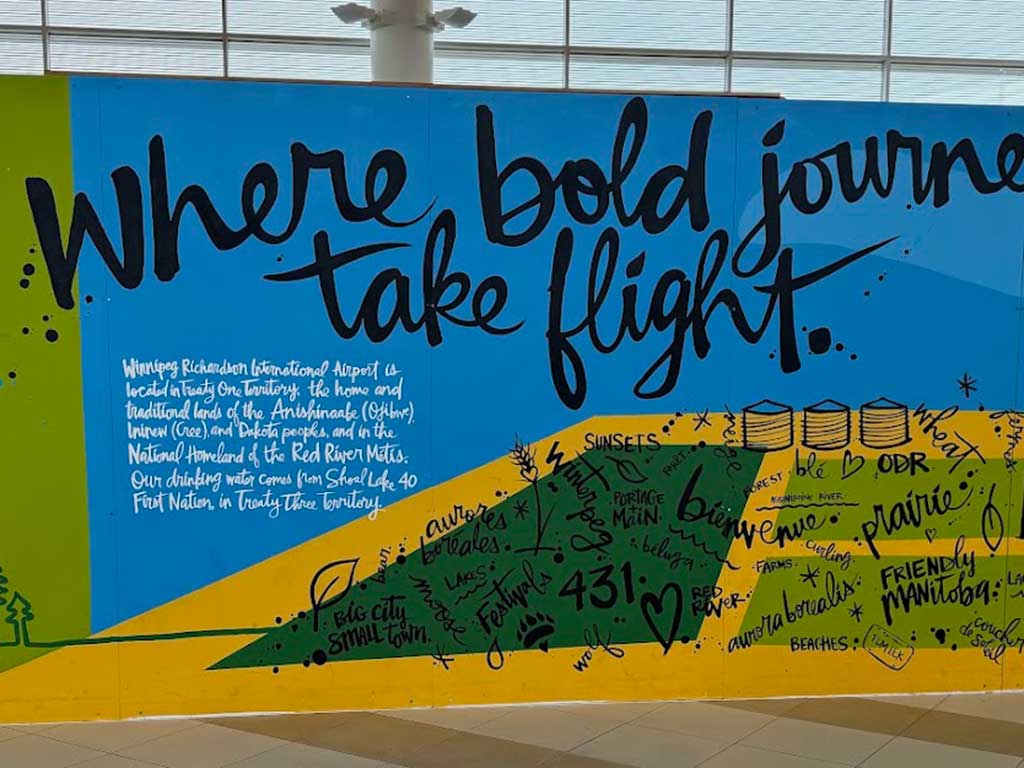 West End News - "Where bold journeys take flight" - Winnipeg airport