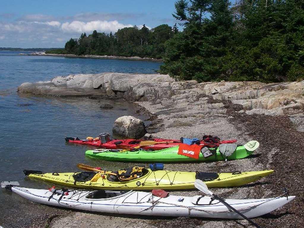 West End News - Kayaks on Whaleboat Island - Photo by Nancy Dorrans