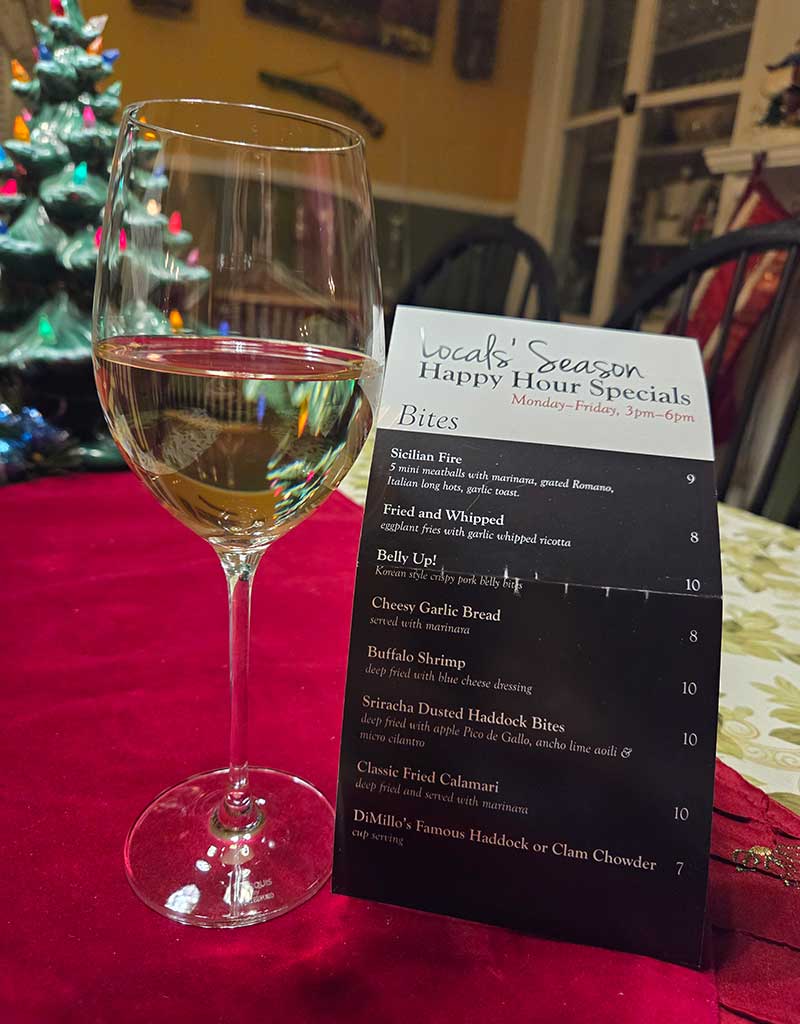 Locals' Season - Happy Hour specials at DiMillo's