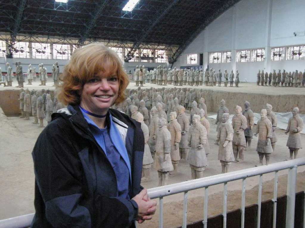 Nancy Dorrans in Xian, China