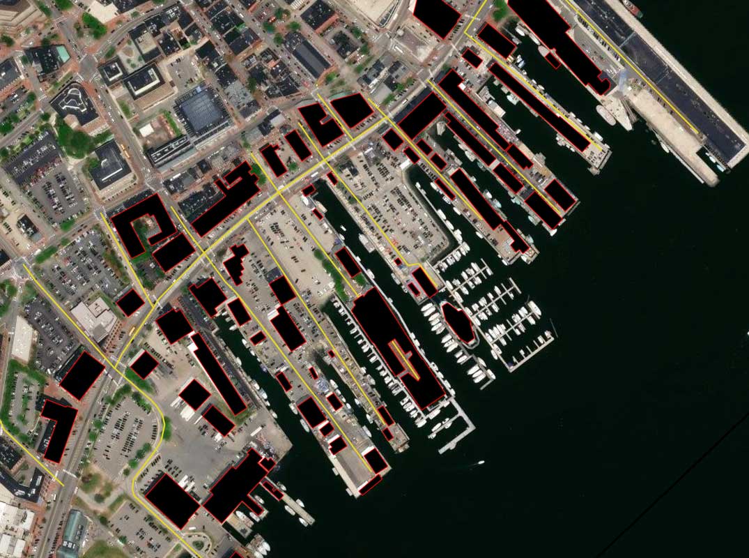 Flooding map, Portland, ME (storymaps.arcgis.com)