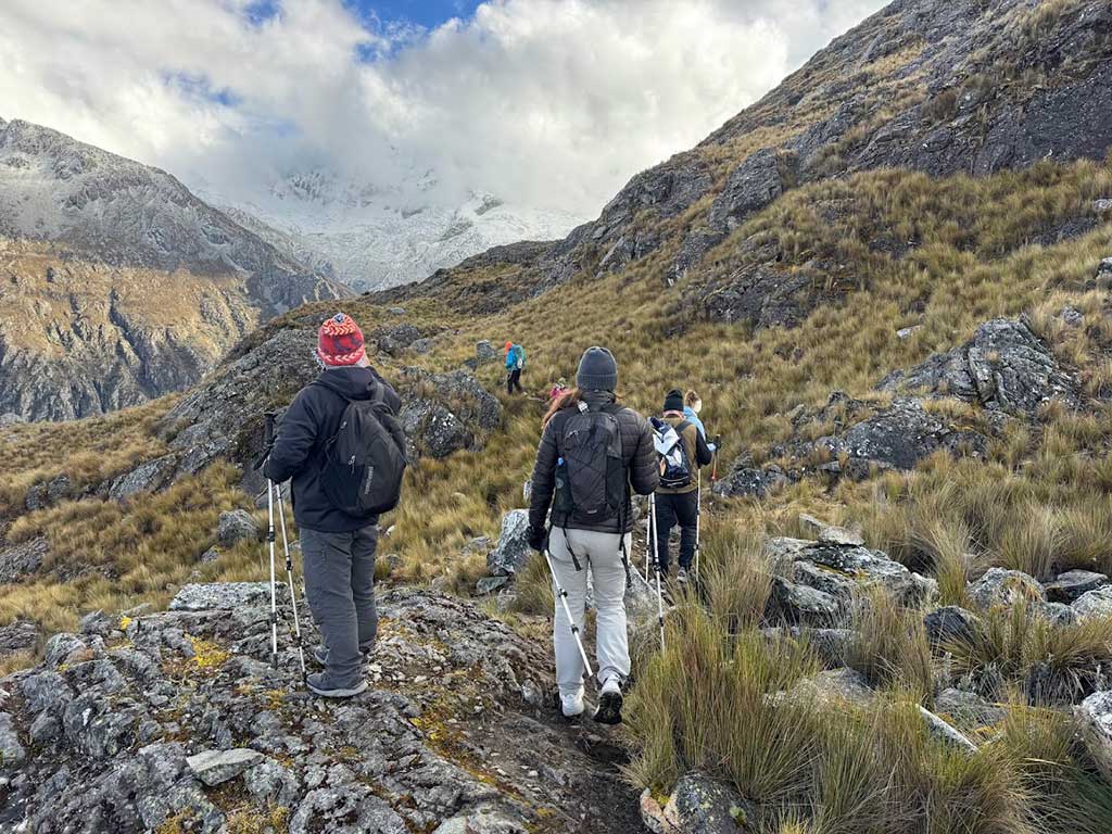 Hikers, Peruvian Andes