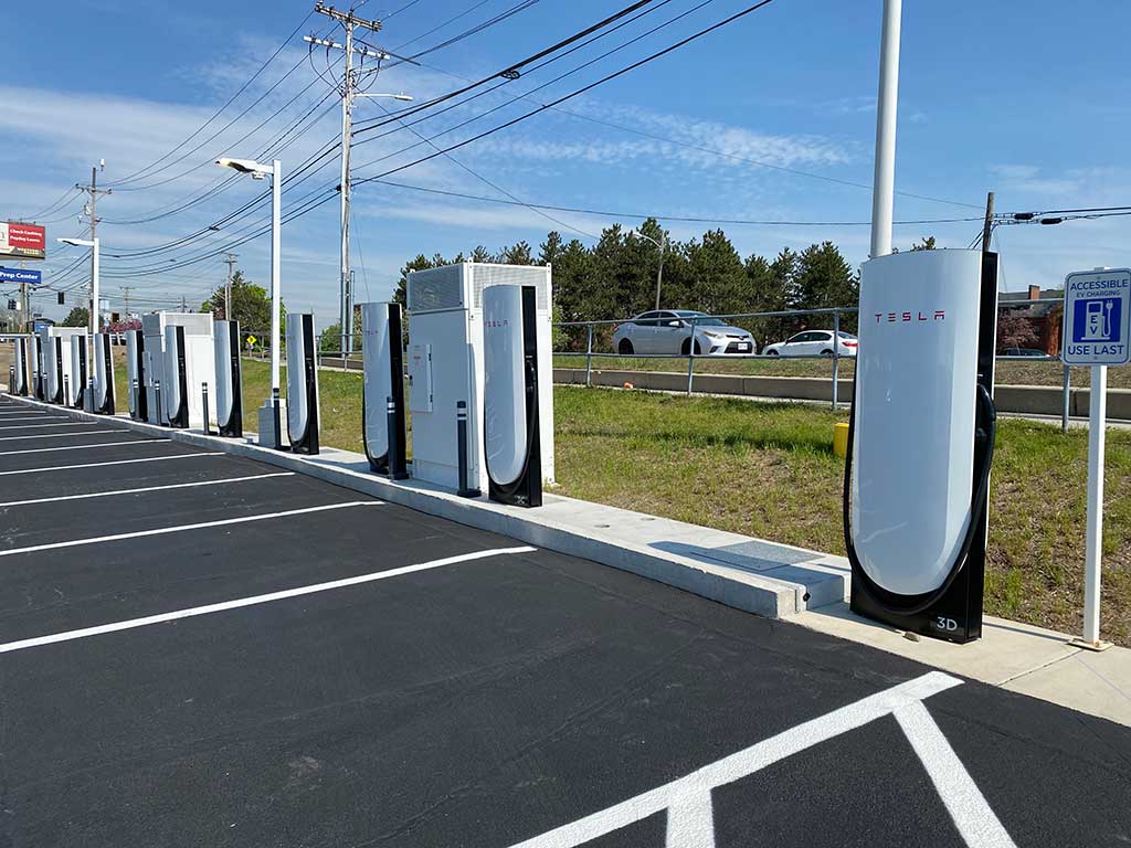 EV charging stations, Portland