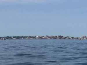 West End News - Dumpster - Friends of Casco Bay - View from Casco Bay of City of Portland