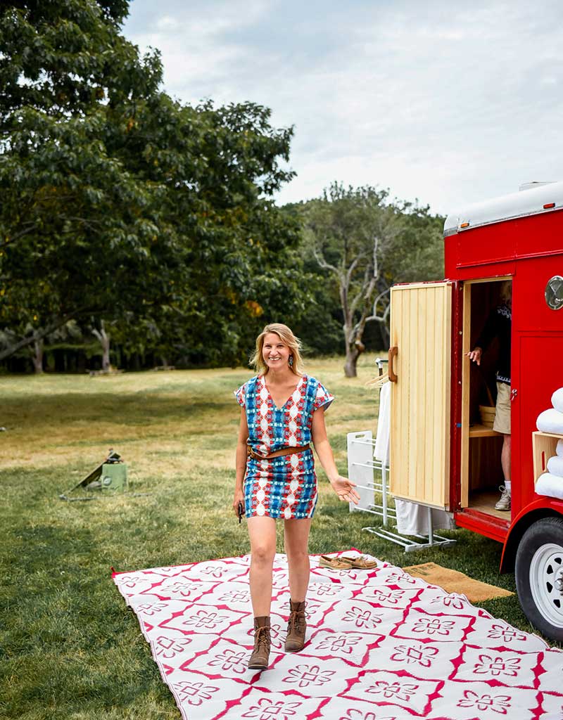 Little Red Sauna - Photo credit: Elle Darcy Photography