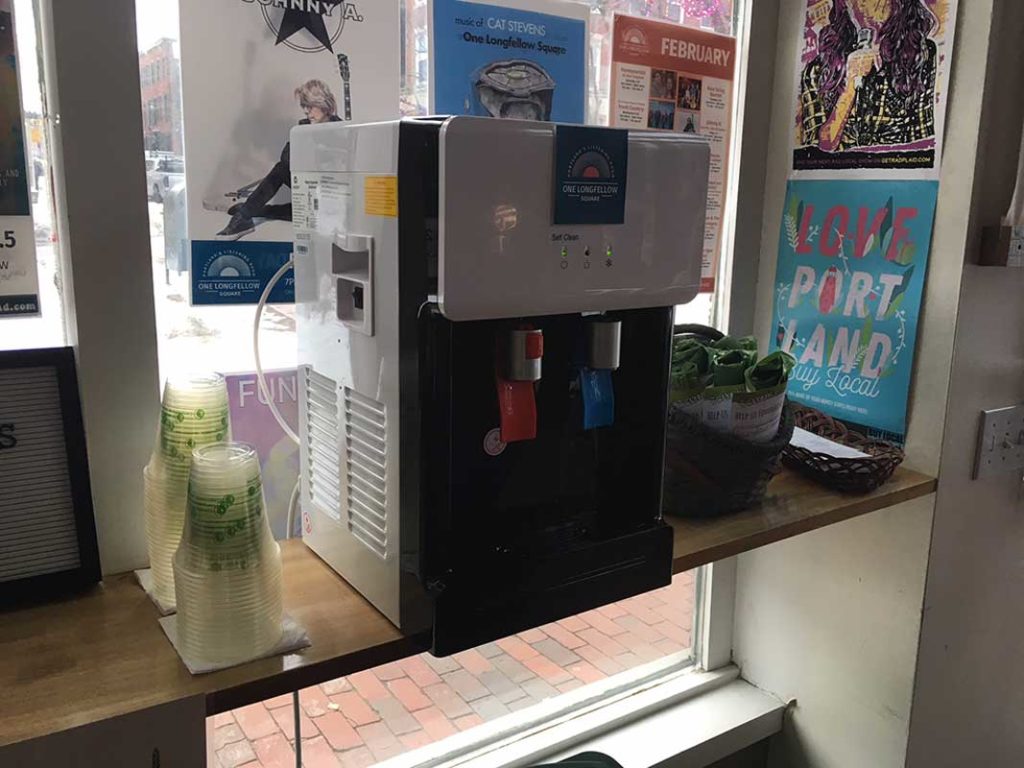 West End News - One Longfellow Square hydration station
