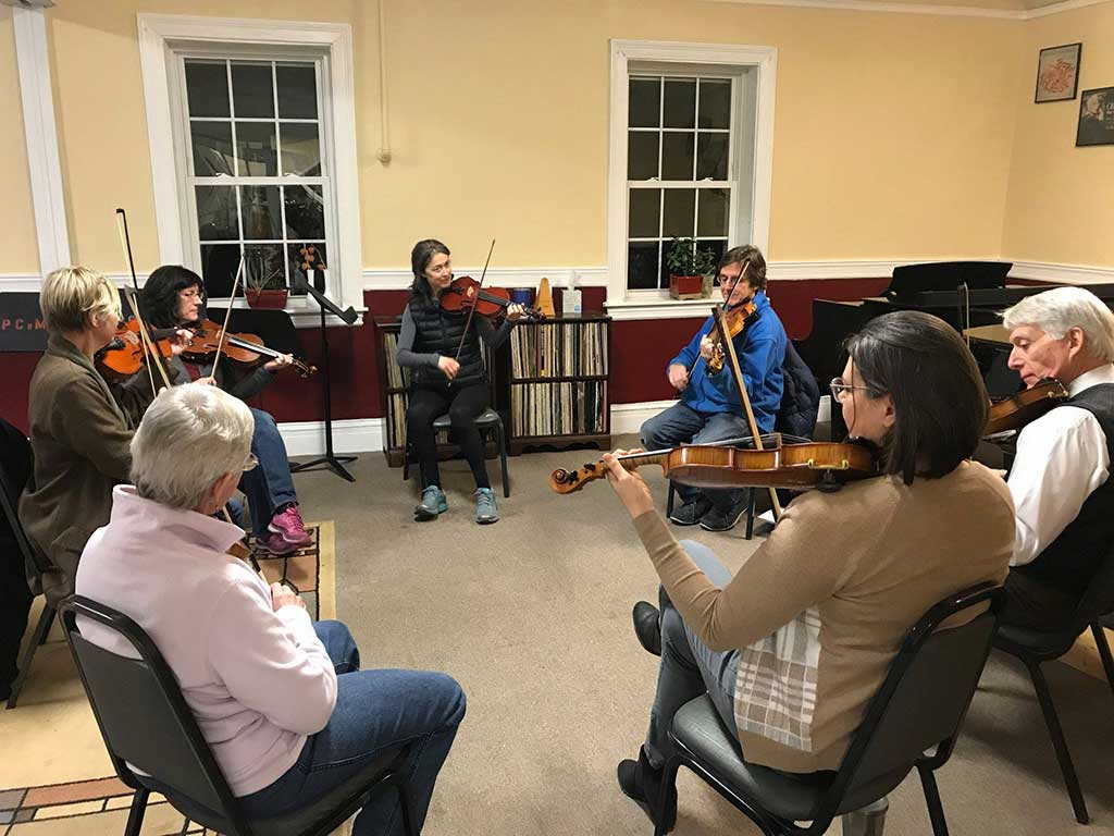 West End News - Fiddle Class at Portland Conservatory of Music