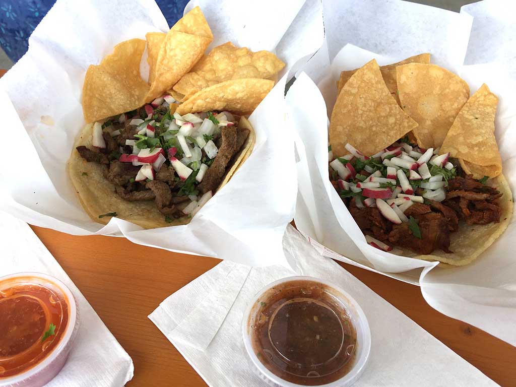 West End News - meat tacos from Tacos La Poblanita food truck