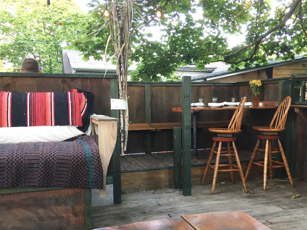 West End News - The Treehouse upstairs deck - By James Fereira