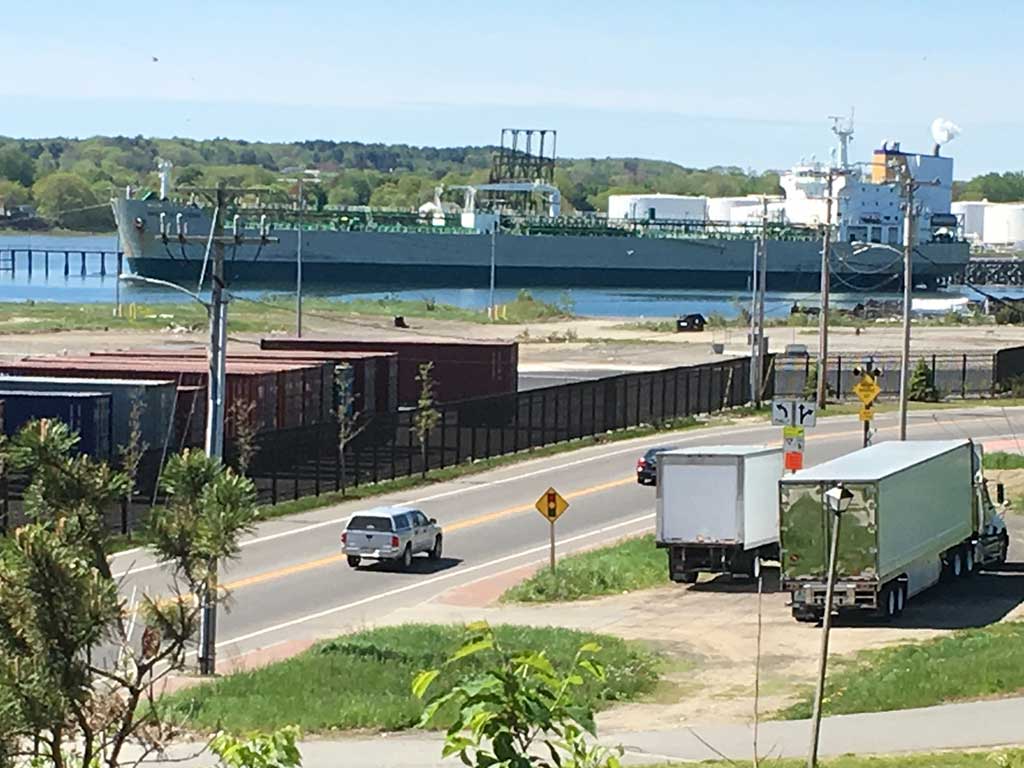 West End News - Tanker offloading in Portland Harbor - Many residents worry about the toxic fumes