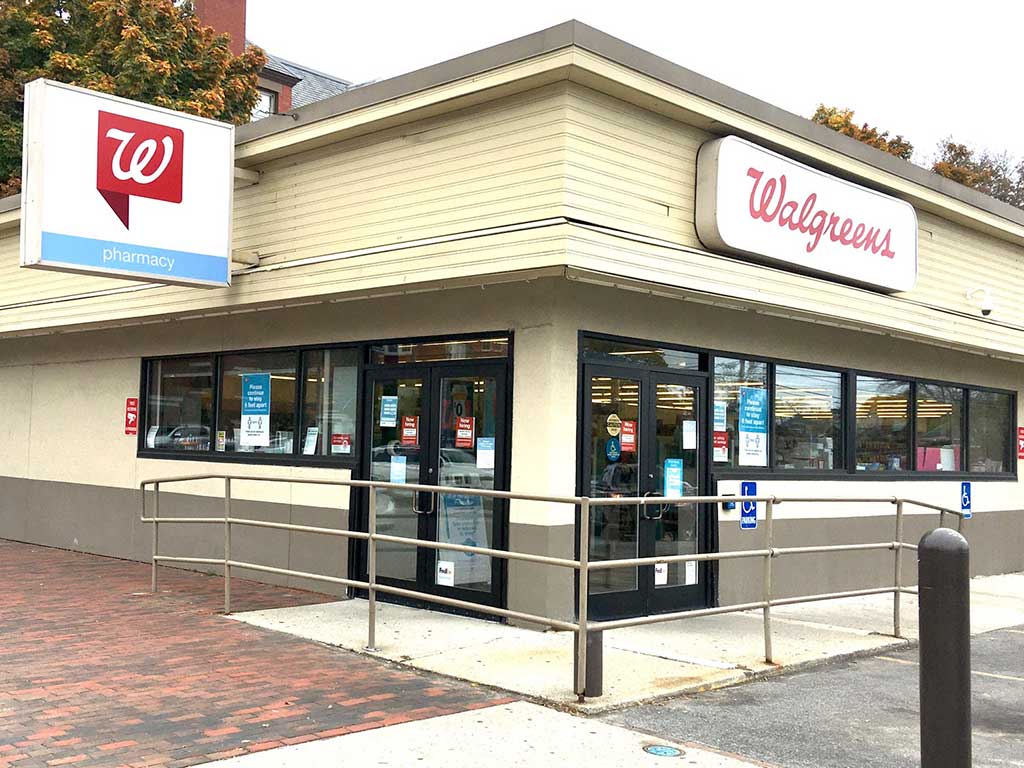 West End News - Downtown Portland, ME Walgreens exterior