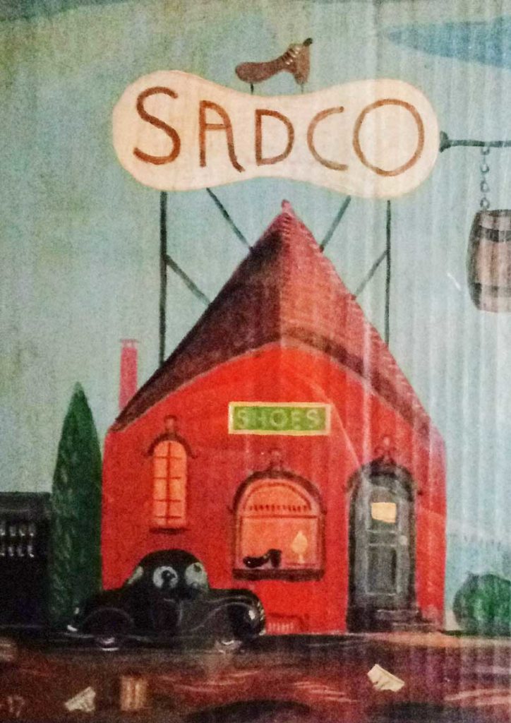 West End News - 'Sadco' - Painting by Pat Corrigan