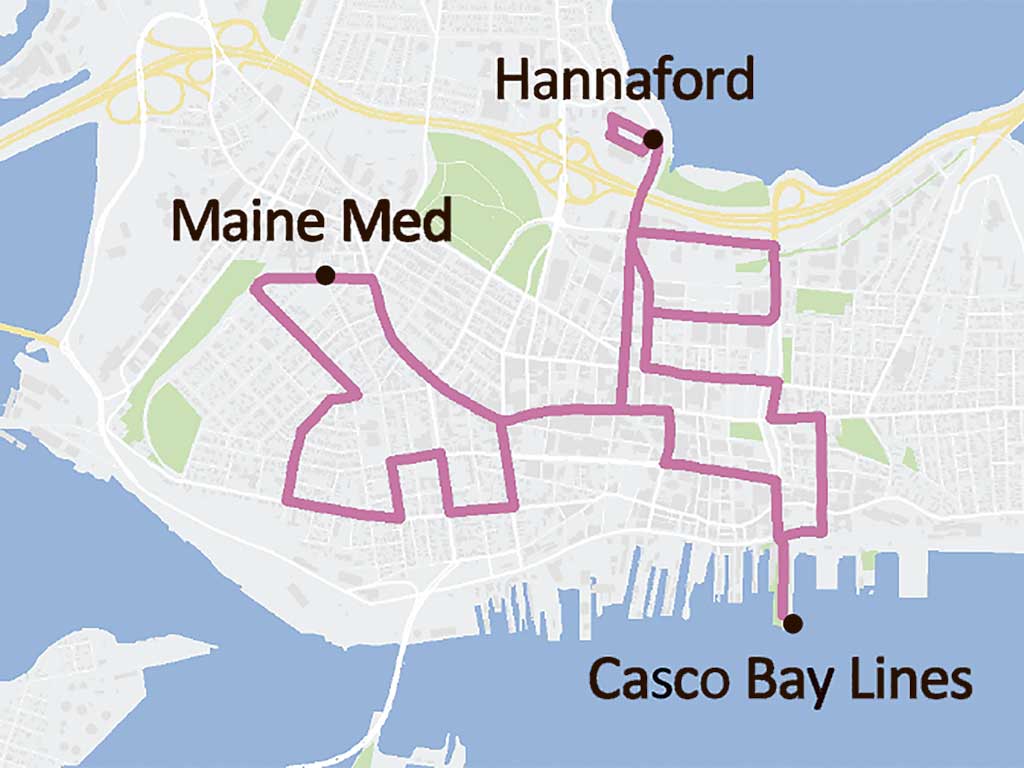 West End News - Metro Route 8 bus to be replaced by peninsula circulator - Route 8 map