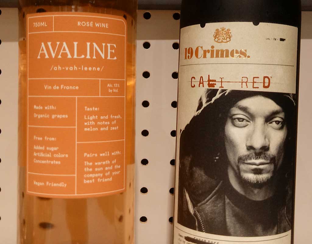 West End News - Celebrity Wines: Avaline and 19Crimes on the shelf