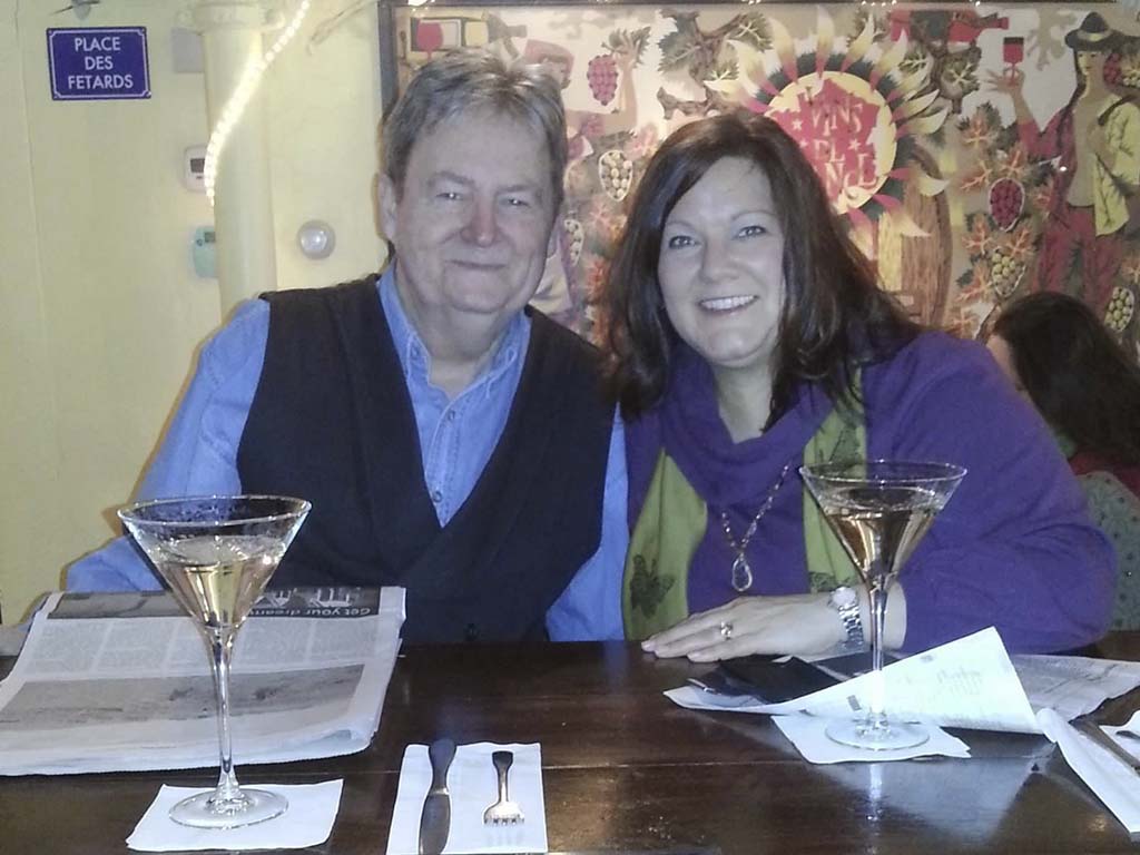 West End News - Thoughts on food and wine -Layne V. Witherell and wife Judy at The Merry Table